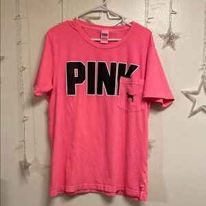 PINK Victoria's Secret Pink Casual Pocket Tee